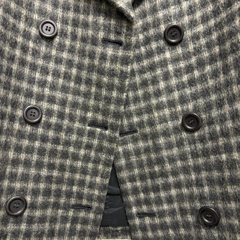 J.Crew Double-Breasted Wool Blend Plaid Jacket 2